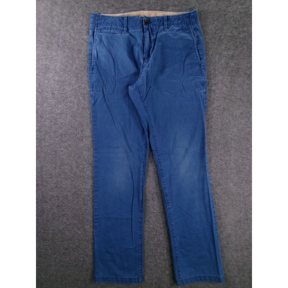 Gap Pants Men 29X30 Blue The Lived In Slim Fit Straight Leg Office Causal Work